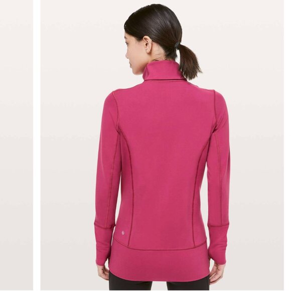 Lululemon In Stride Jacket Violet Red - Size 8 (Tall Girl Friendly!) - Picture 9 of 11